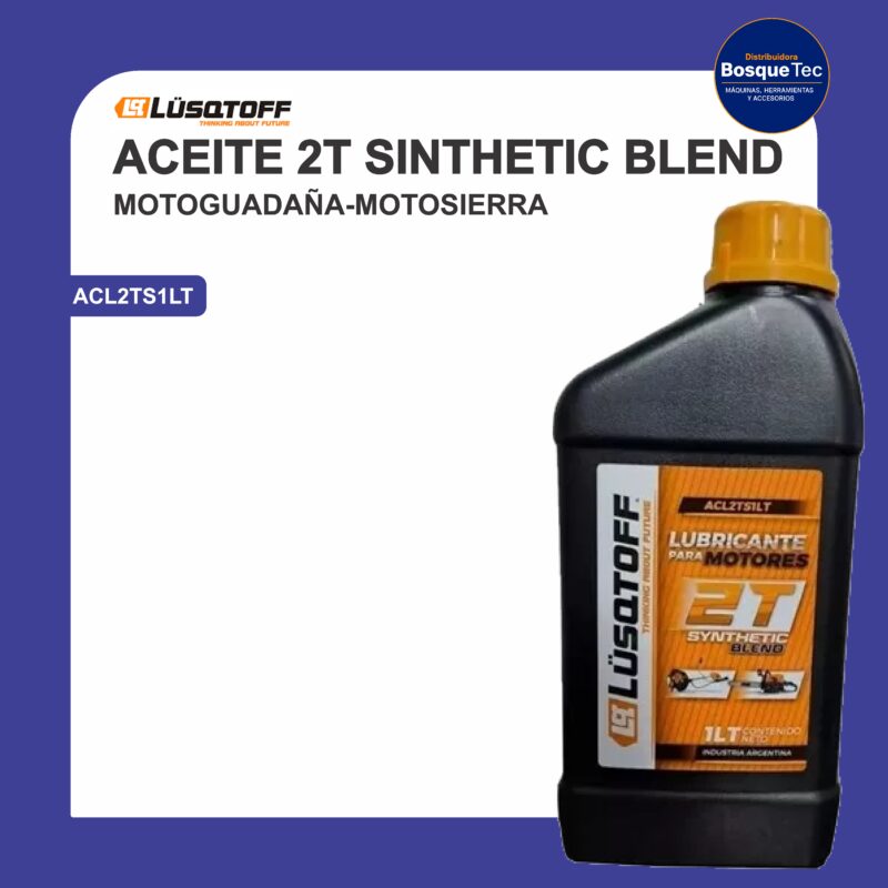 Aceite 2t bajo humo desmalezadoras motosierras 1 litro acl2ts1lt