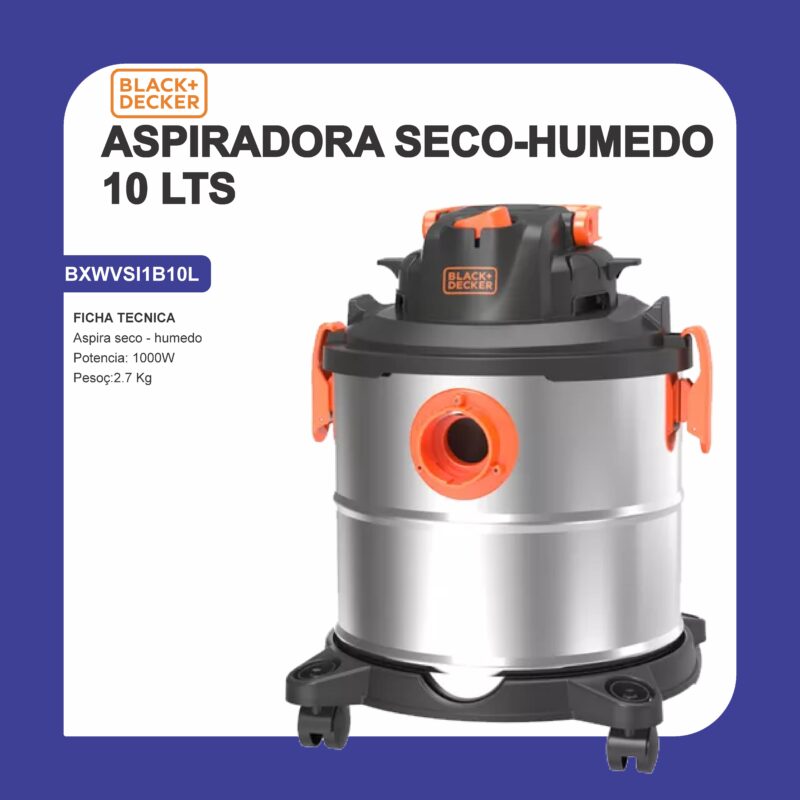 Aspiradora seco humedo 10 l bxwvsi1b10l