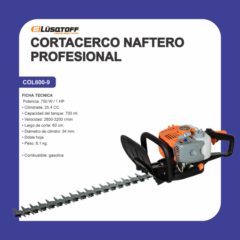 Cortacerco naftero profesional col600-9