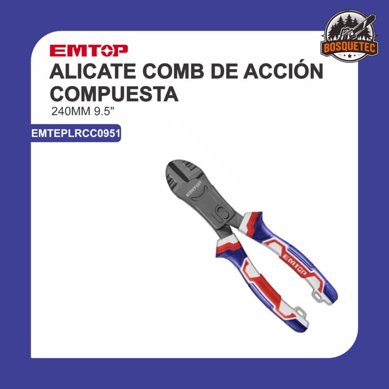 Alicate comb de accion compuesta emteplrcc0951