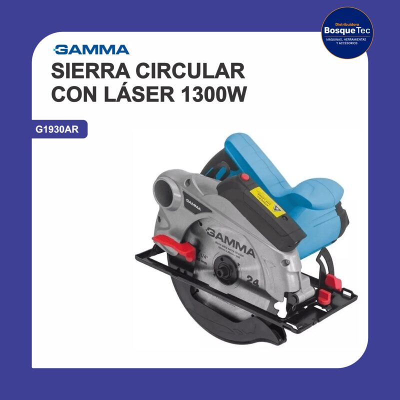 Sierra circular con laser 1300w g1930ar