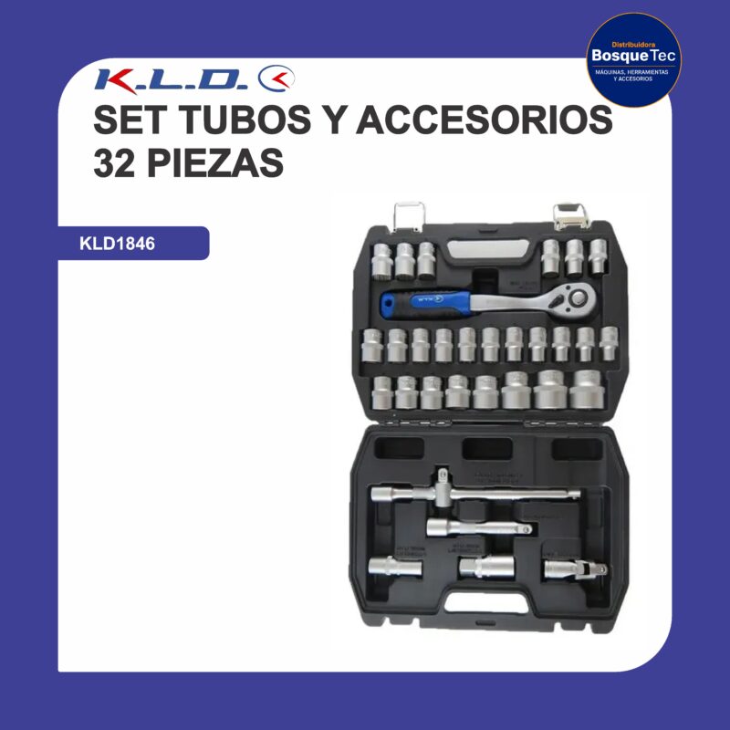 Set tubos y accesorios 32 piezas 1846