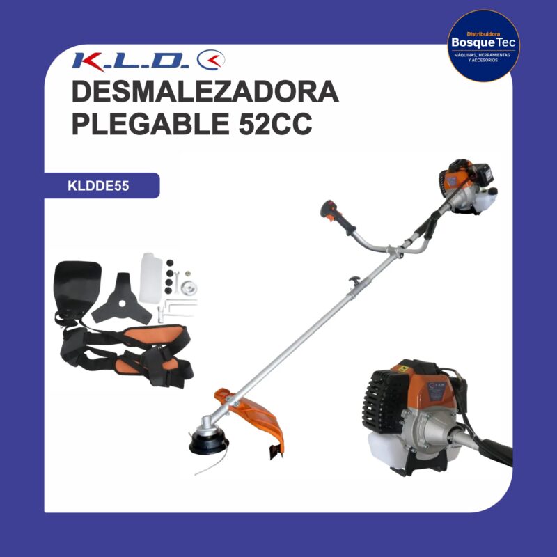 Desmalezadora plegable 52 cc de55