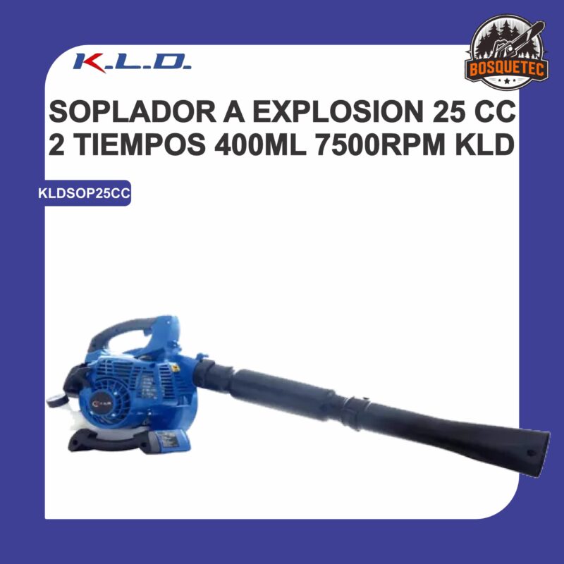 Soplador a explosion 25 cc 2 tiempos 400ml 7500rpm sop25cc