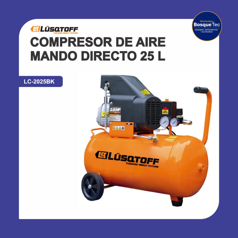 Compresor de aire 2 hp lc-2025bk