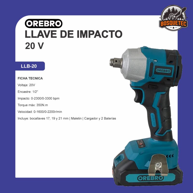 Llave de impacto llb-20