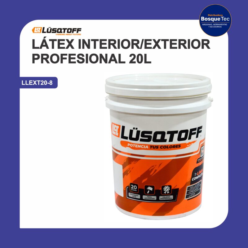 Látex interior/exterior profesional 20l llext20-8