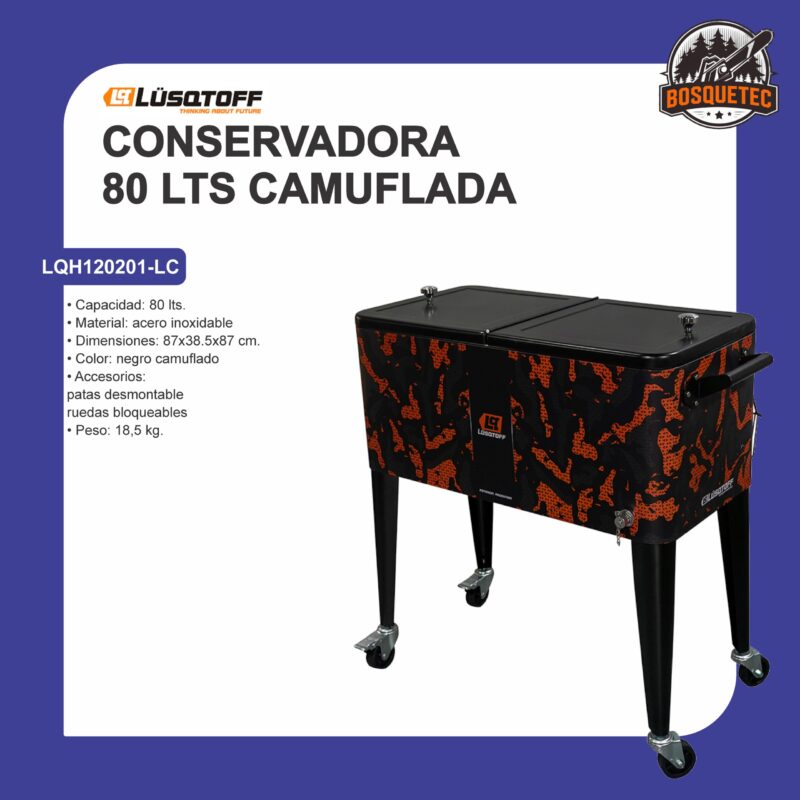 Conservadora 80 l camuflada lqh120201-lc