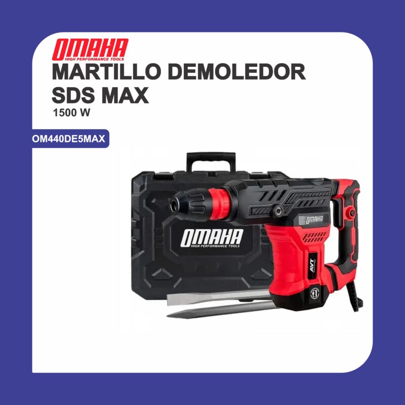 Martillo demoledor sds max om440de5max