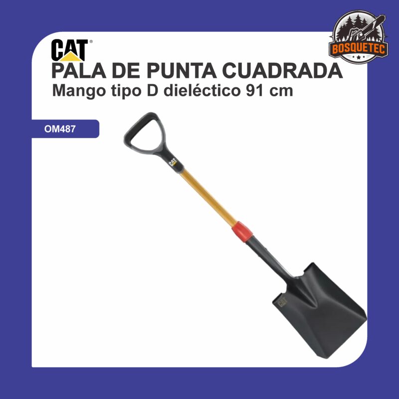 Pala de punta cuadrada om487