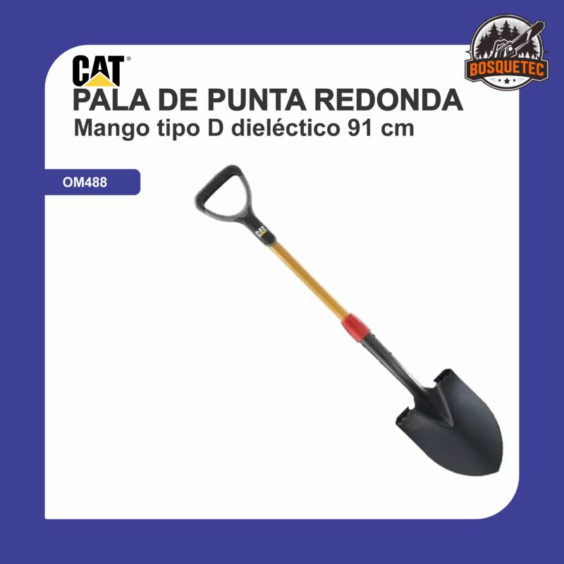 Pala de punta redonda om488