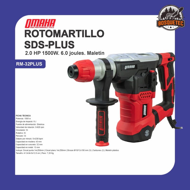 Rotomartillo rm-32plus