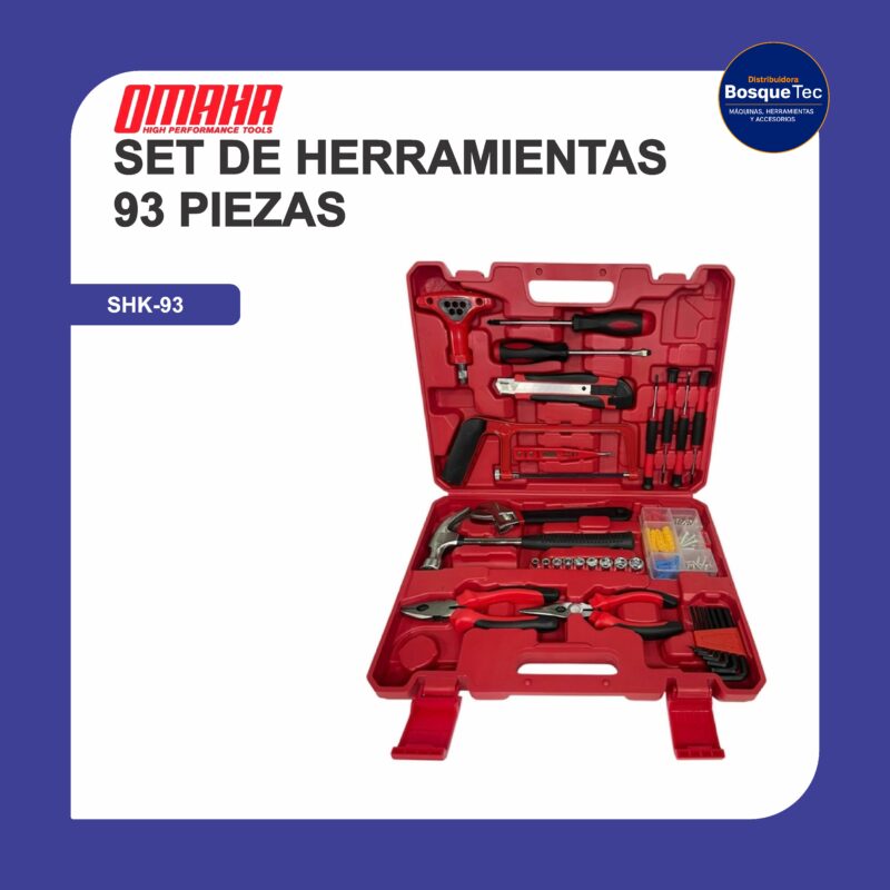 Set de herramientas 93 piezas shk-93