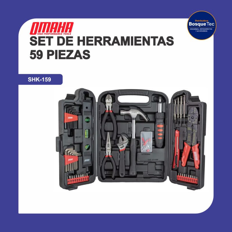 Set herramientas 159 piezas shk-159
