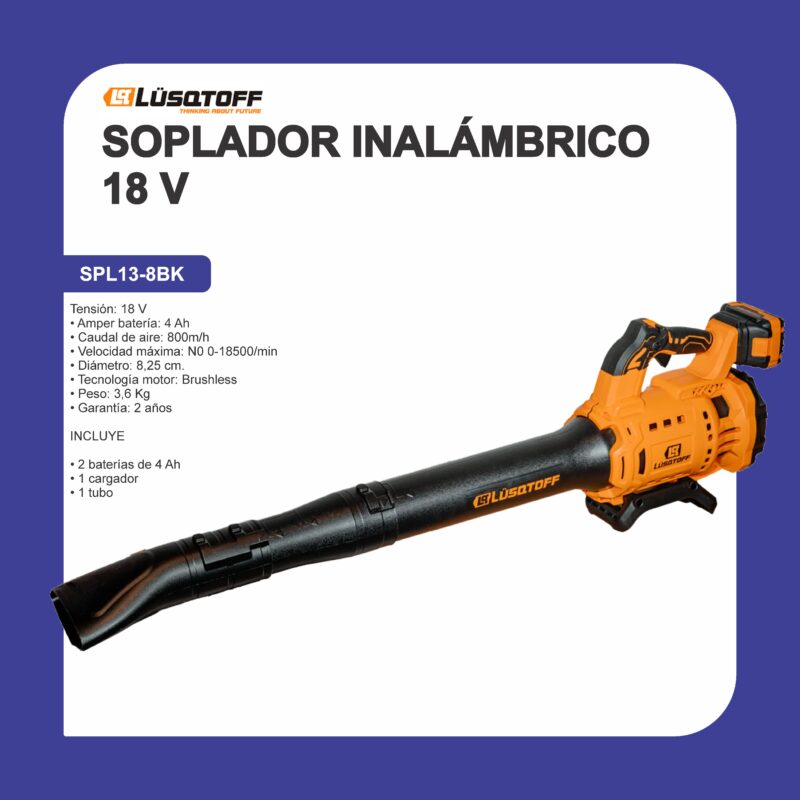 Soplador inalambrico spl13-8bk
