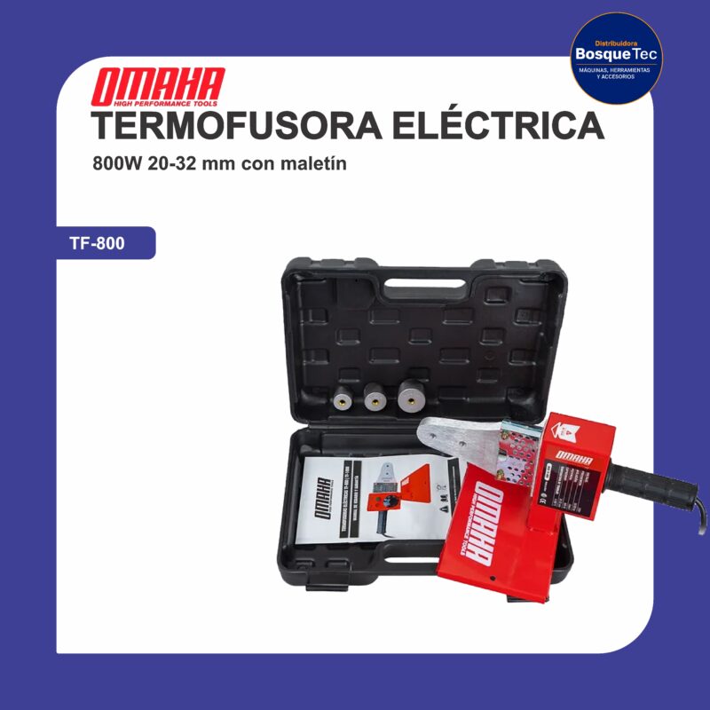 Termofusora eléctrica tf-800