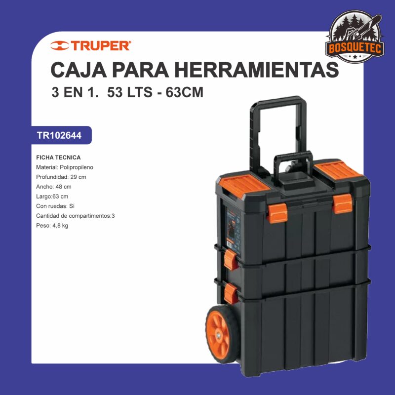 Caja para herramientas 3 en 1 tr102644