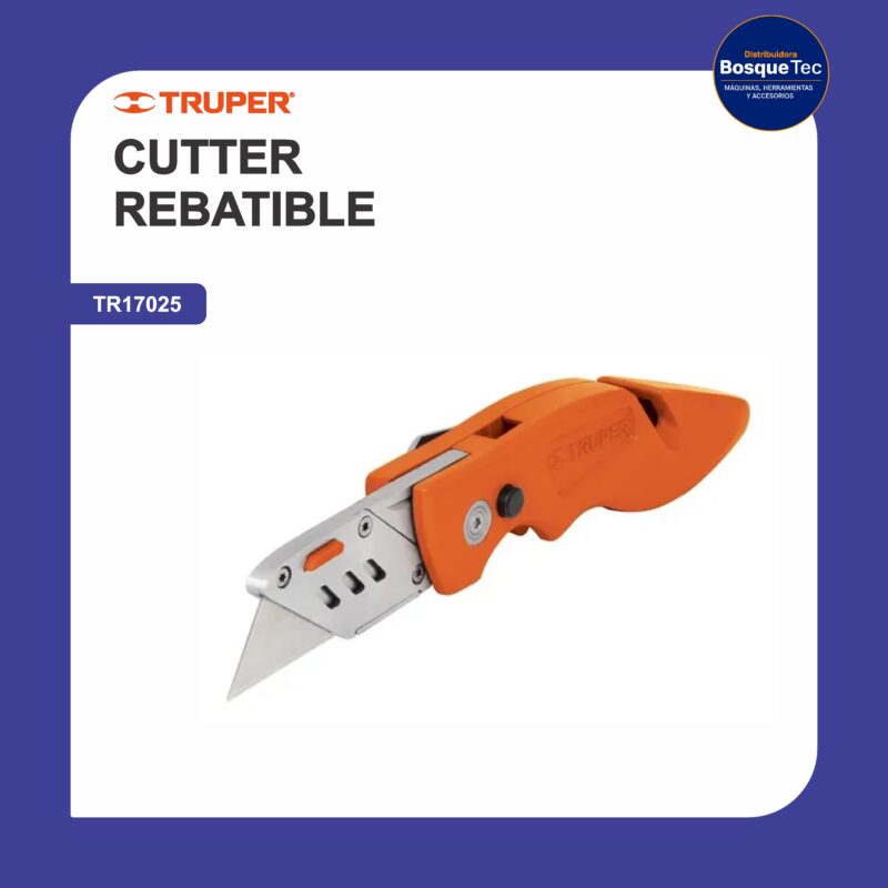 Cutter rebatible tr17025