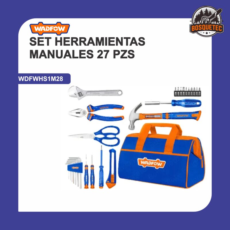 Set herramientas manuales 27 pzs wdfwhs1m28