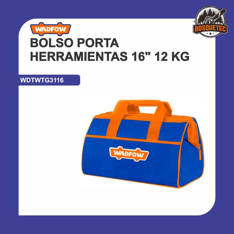Bolso porta herramientas 16" 12 kg max. wdfwtg3116