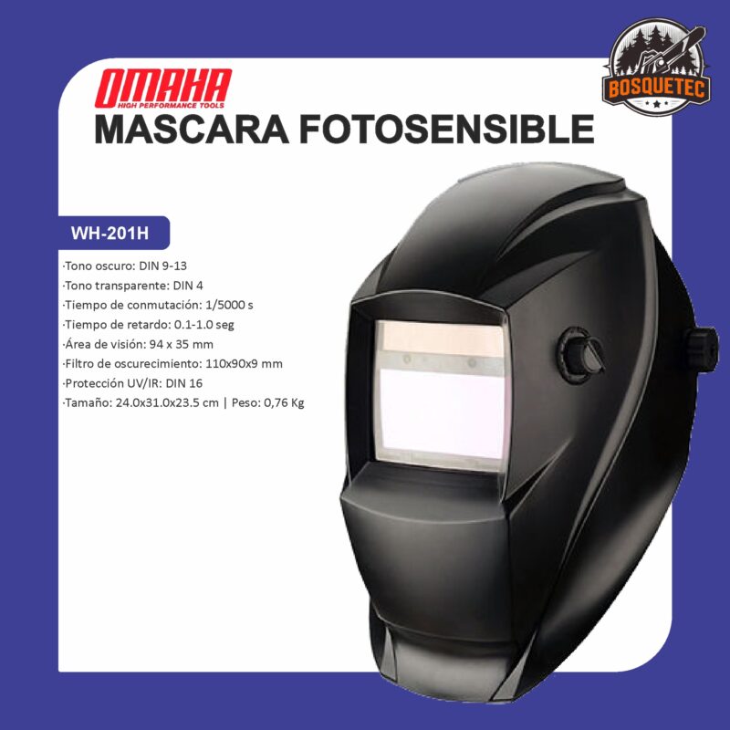Máscara fotosensible wh-201h