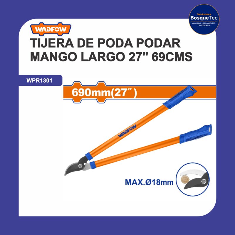 Tijera de poda podar mango largo 27'' 69cms - wpr1301