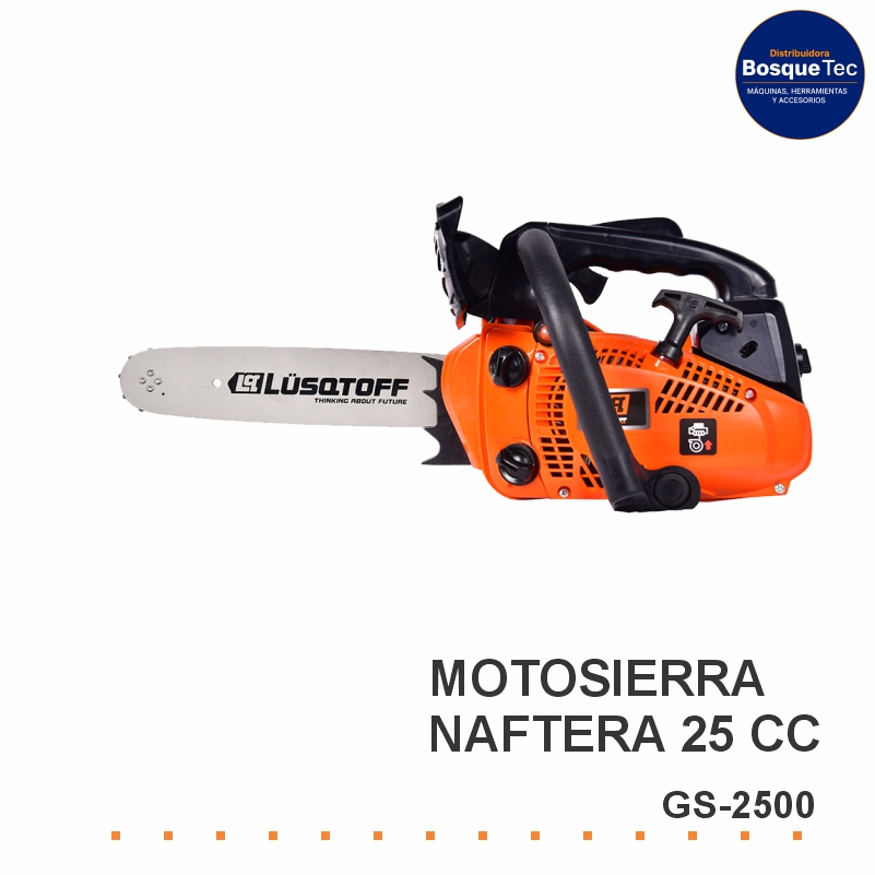 Motosierra de mano para poda lusqtoff gs-2500