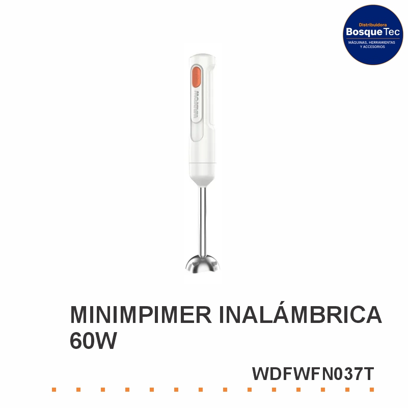 Minipimer Inalambrica Wadfow 60W Wdfwfn037T
