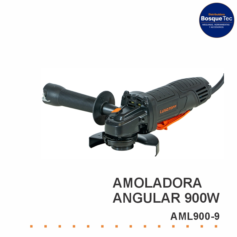 Amoladora Angular 900W Lusqtoff Black Series Aml900-9