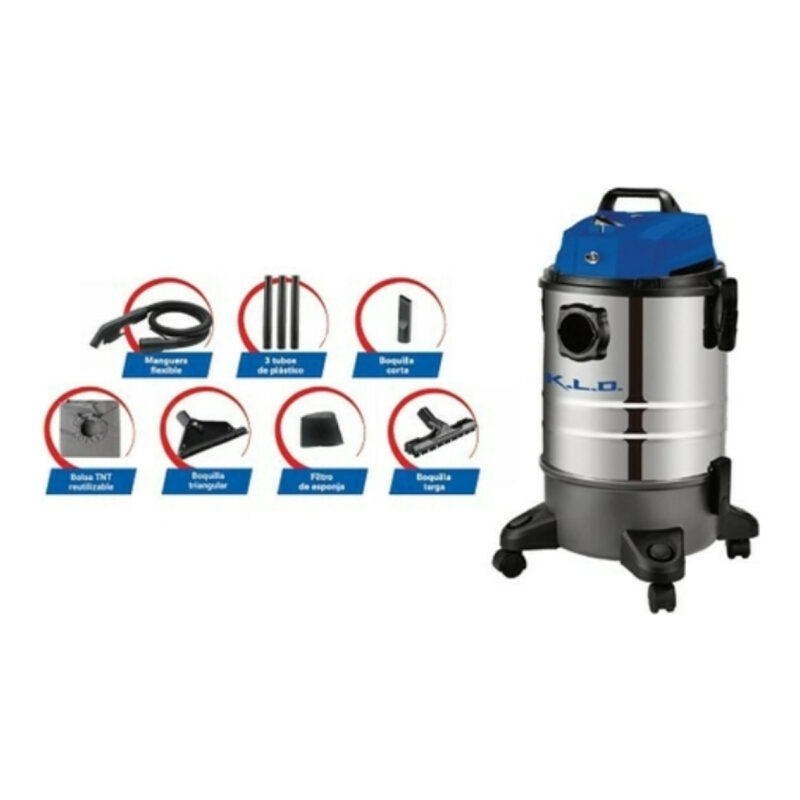 Limpia Alfombra Tacho Metal 23 Lts 1200 W Kldaspcc23