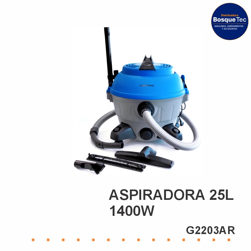 Aspiradora 25L 1400W Gamma G2203Ar.
