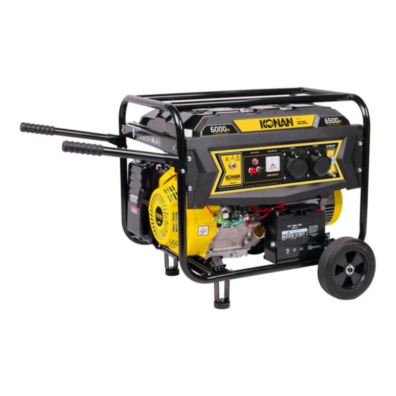 Generador Eléctrico 18Hp 7500W Monofásico Konan KGE7500ME.