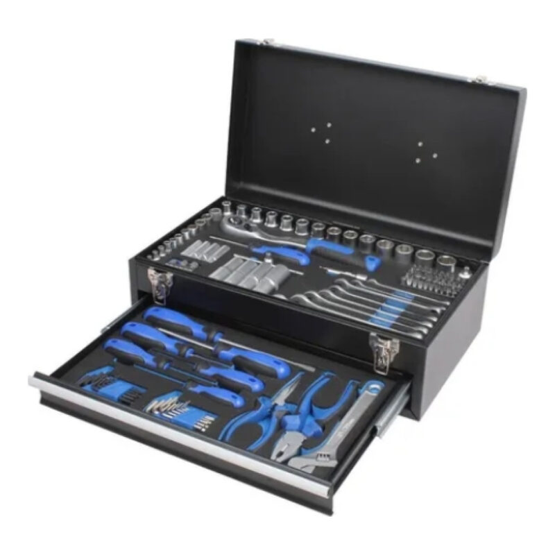 Set Herramientas 133 Piezas con Caja Metalica KLD1848