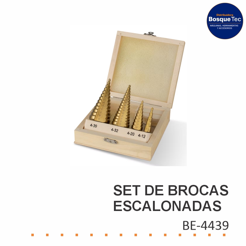 Set de Brocas Escalonadas Omaha BE-4439