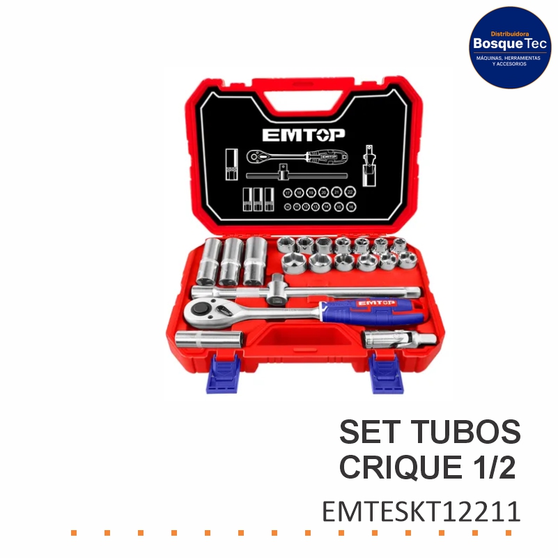 Set Tubos Crique 1/2 Emtop EMTESKT12211
