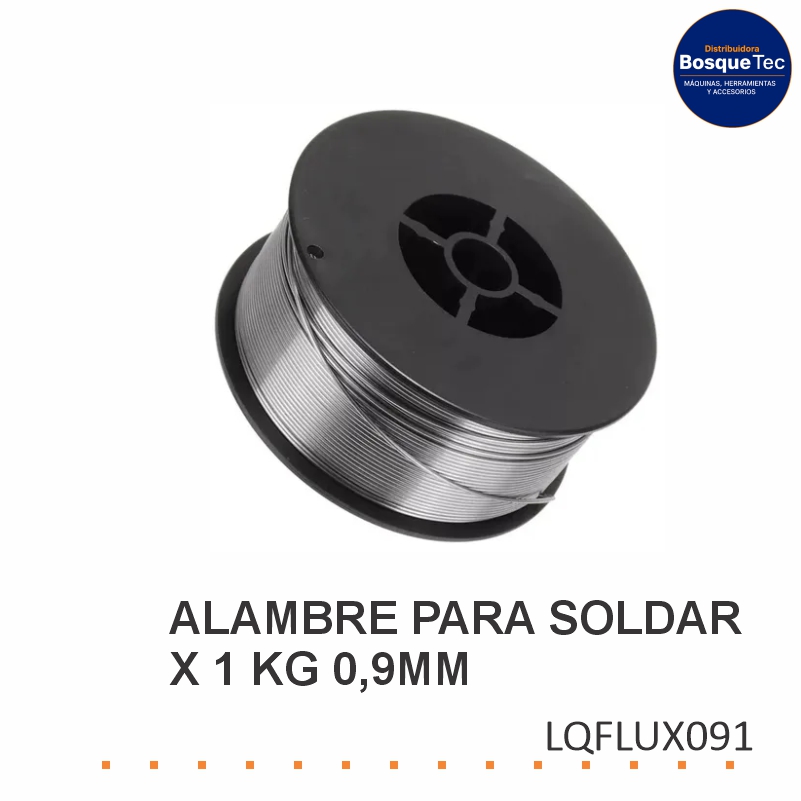 Alambre para Soldar Lusqtoff X1KG 0,9MM LQFLUX091