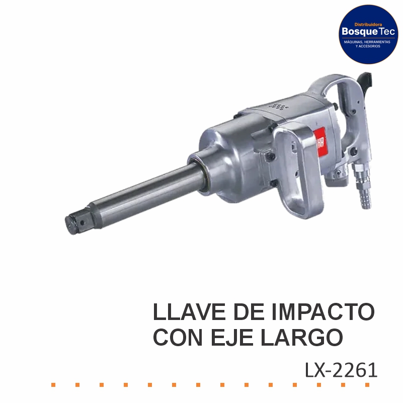 Llave de Impacto con Eje Largo Omaha LX-2261