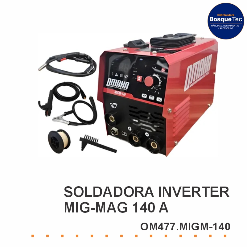 Soldadora Inverter Mig-mag Omaha 140 a Om477.migm-140