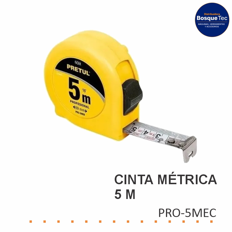 Cinta Metrica 3PETRUL 5 M PRO-5MEC