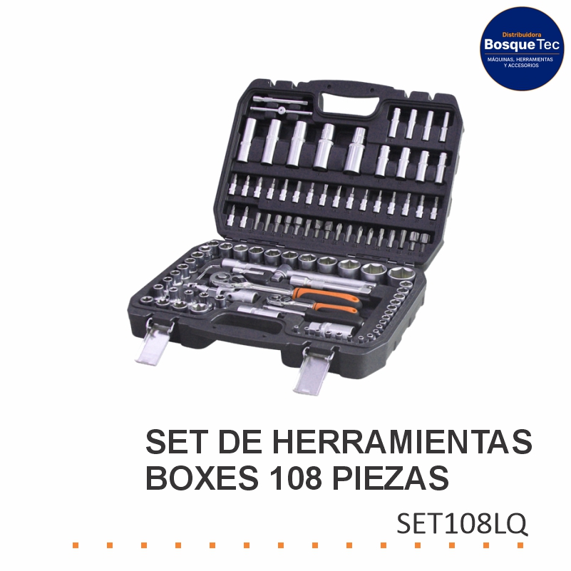 Set de Herramientas Boxes 108 Piezas SET108LQ Lüsqtoff