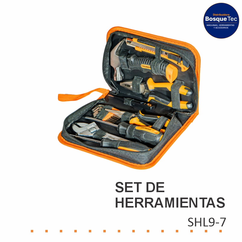 Set de Herramientas Lüsqtoff 9 Piezas SHL9-7