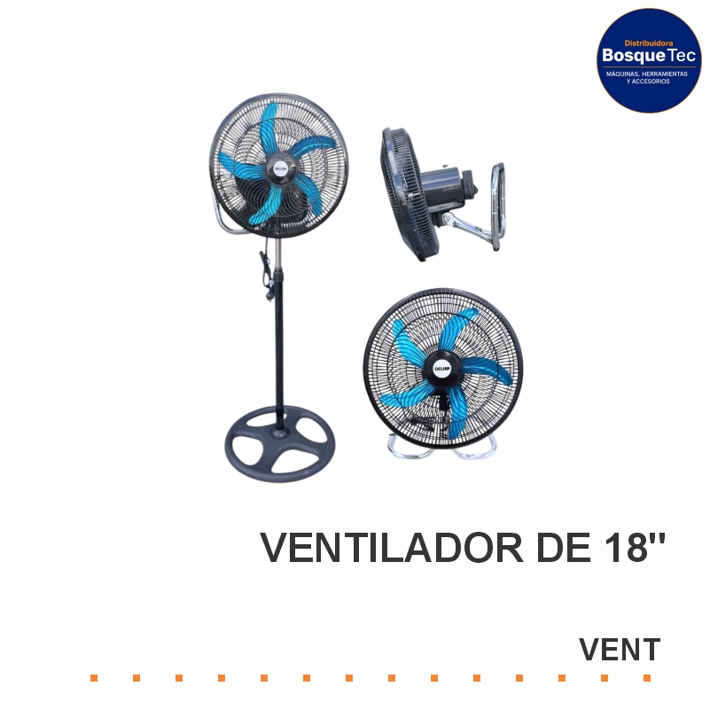 Ventilador de 18" 3 en 1 Delhi Vent