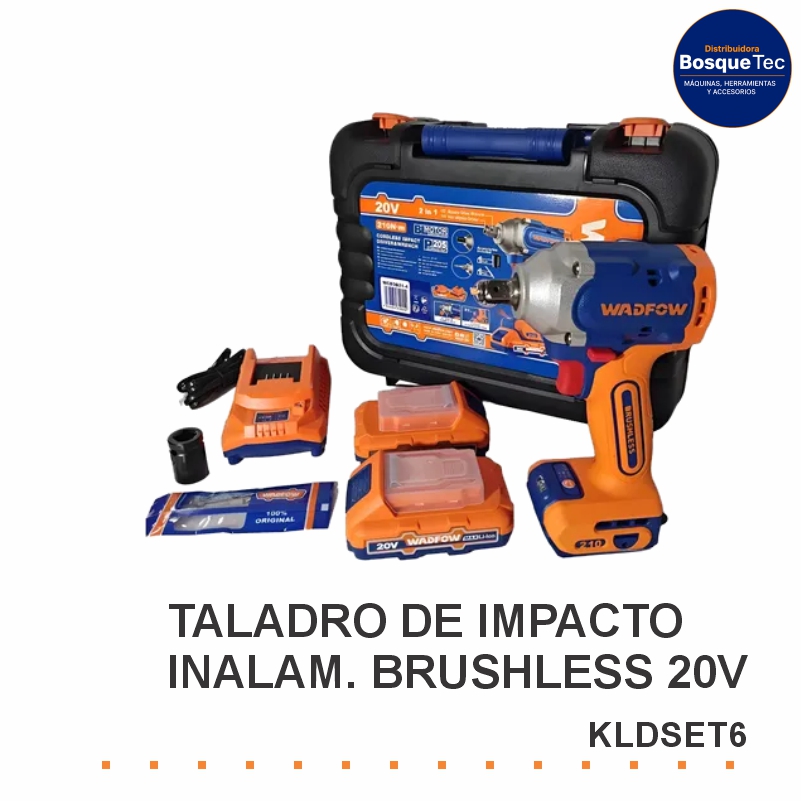Taladro de Impacto Inalam. Brushless 20V  Wdfwcdp62814