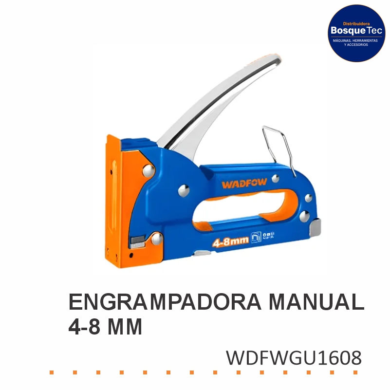 Engrampadora Manual 4-8 MM WADFOW WDFWGU1608