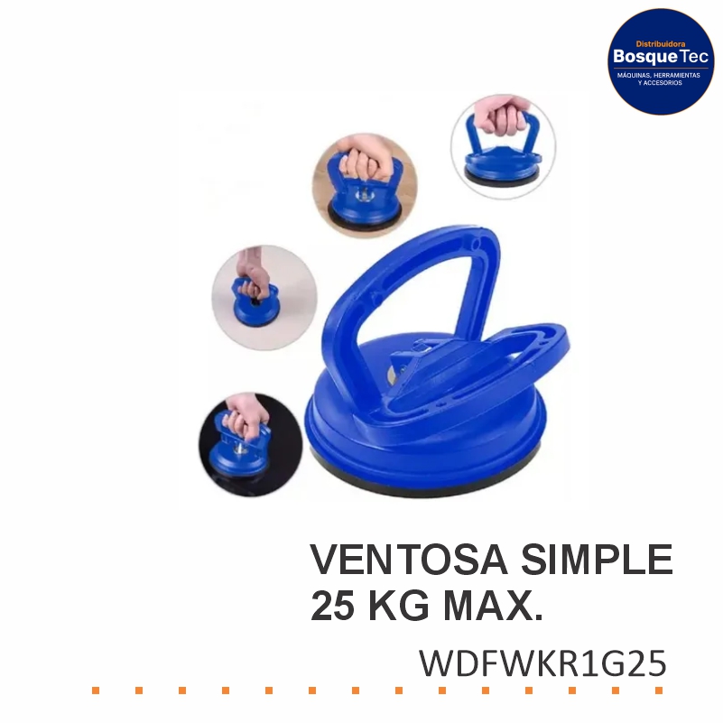 Ventosa Simple 25 KG MAX WADFOW WDFWKR1G25