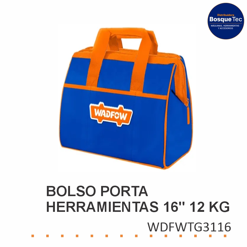 Bolso Porta Herramientas 16" 12 KG Max. WADFOW WDFWTG3116
