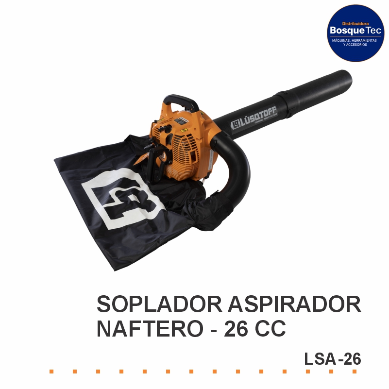 Soplador aspirador naftero - 26 cc. lusqtoff