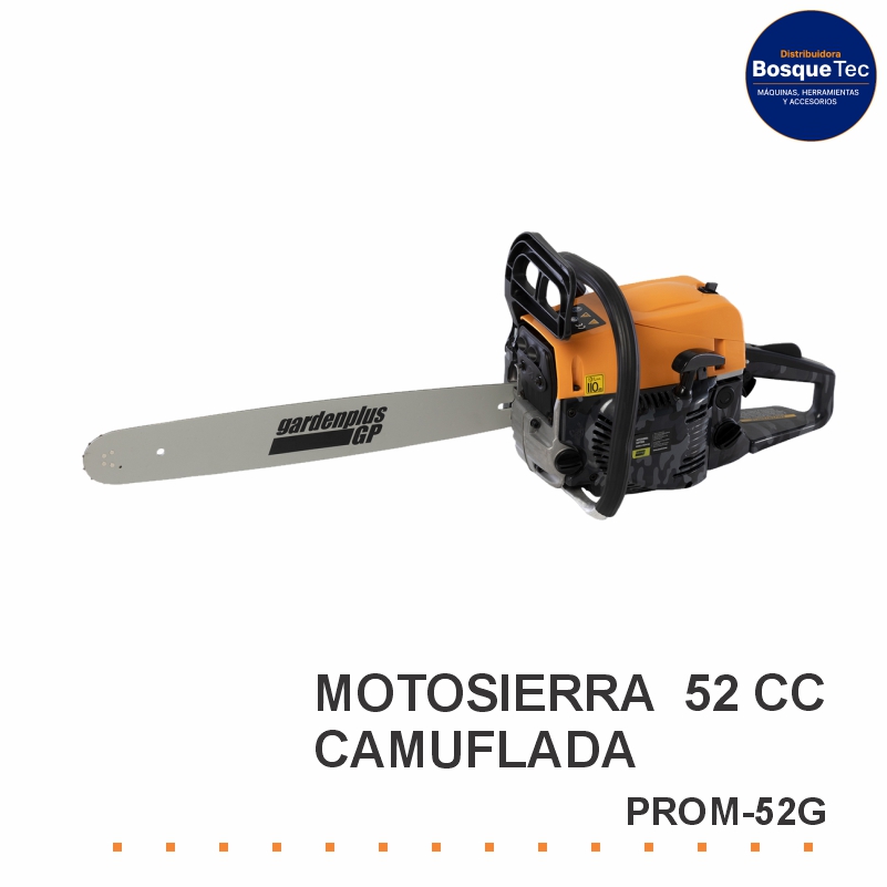 Motosierra 52cc garden camuflada prom-52 gc