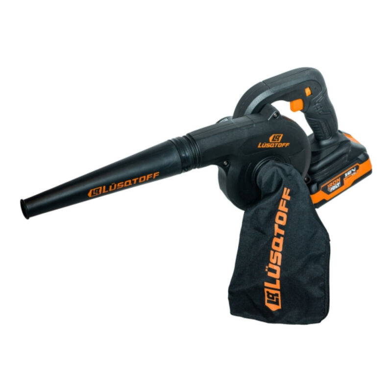 Soplador aspirador inalámbrico lusqtoff spl2.6-9bk