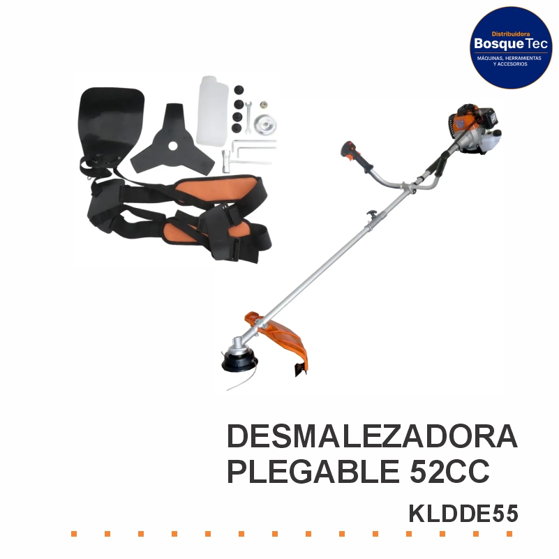 Desmalezadora plegable 52 cc. kld kldde55
